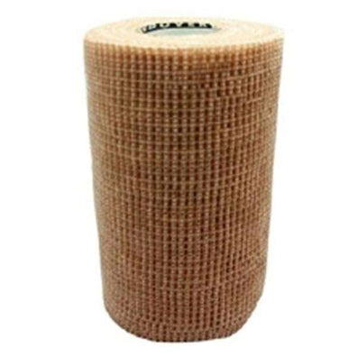 Tape Compression PowerFlex Elastic 1"x6yd Cohesive Tan 48/CS
